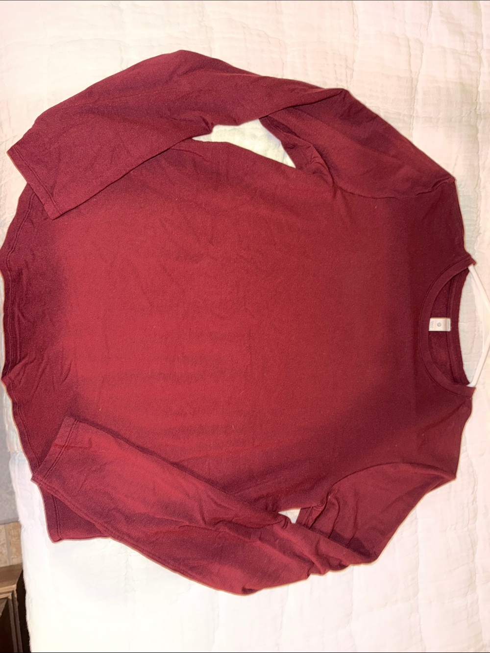 Lululemon Burgundy long sleeve top
